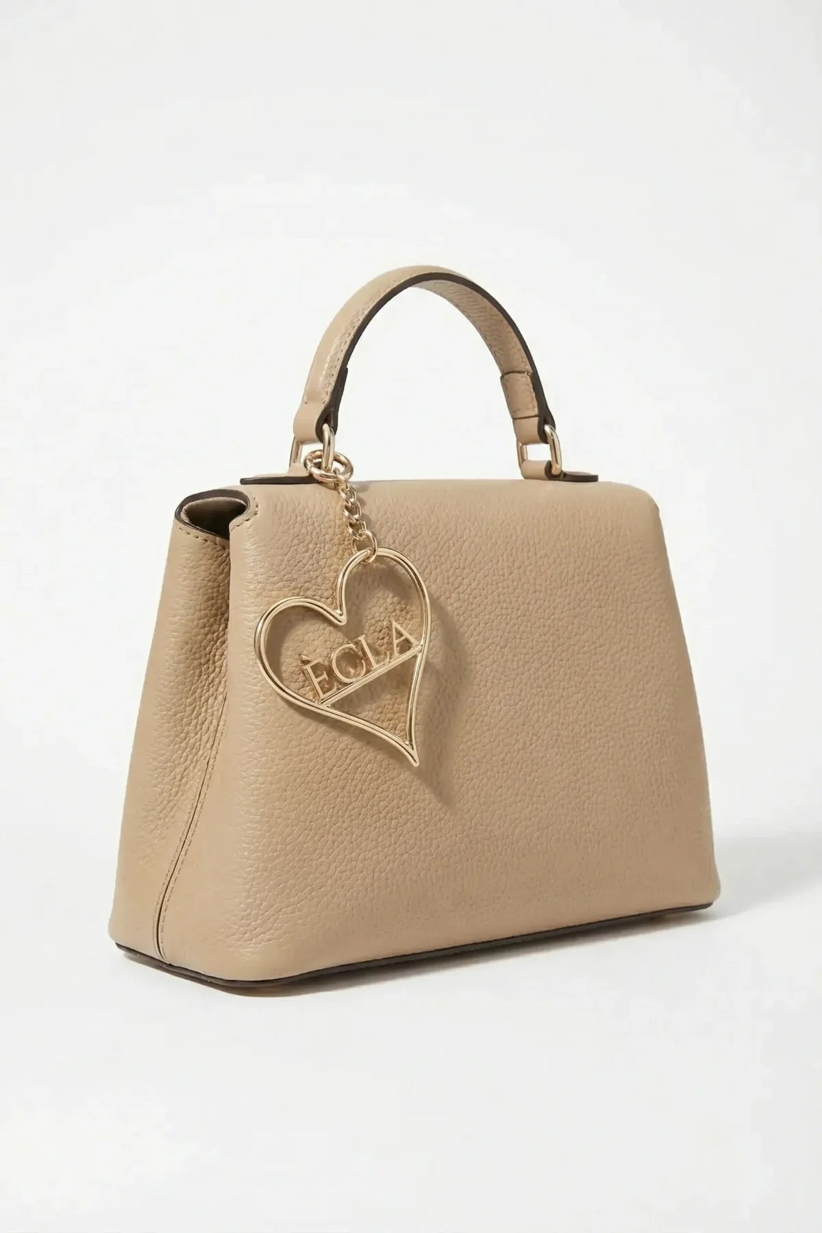 Kalp Formlu Altın Kaplama Kadın Çanta Charm'ı | ÈCLA