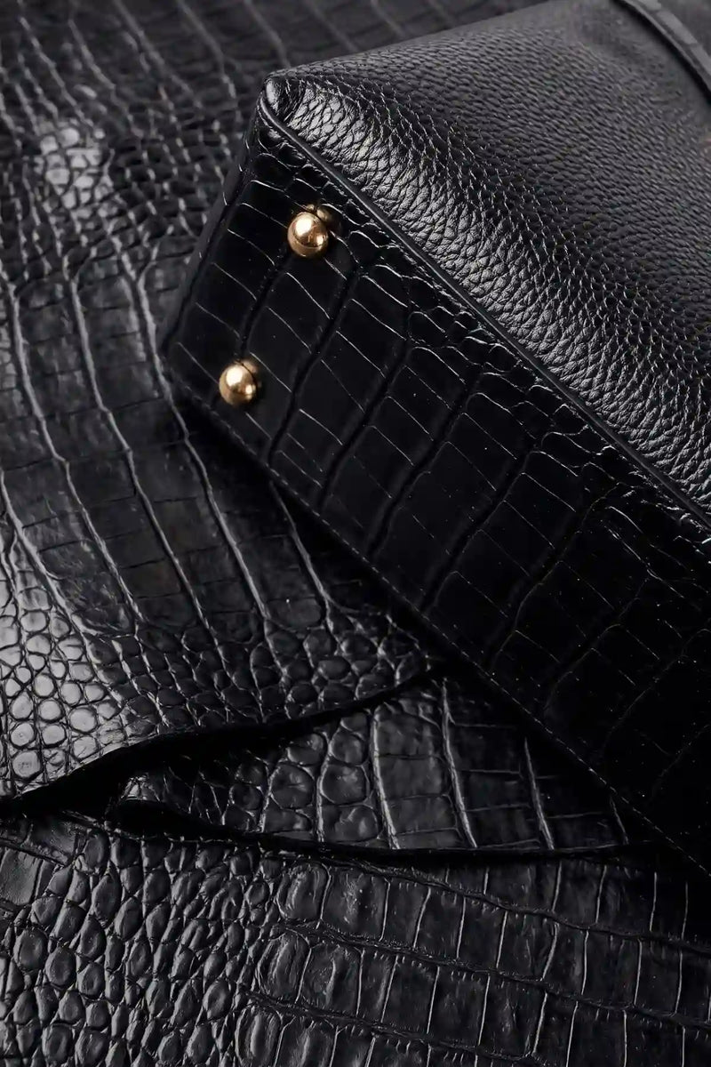 No.100 | ÈCLA | M ÉDITION | Siyah | Crocodile