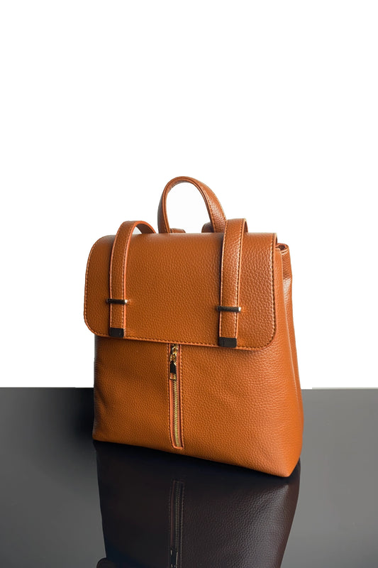 Günlük kullanıma uygun şık ve kullanışlı kadın sırt çantası yan profil