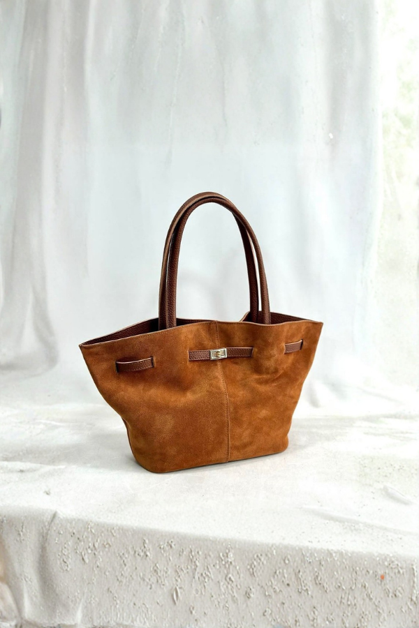 Vivienne | Hakiki Süet Deri Çanta