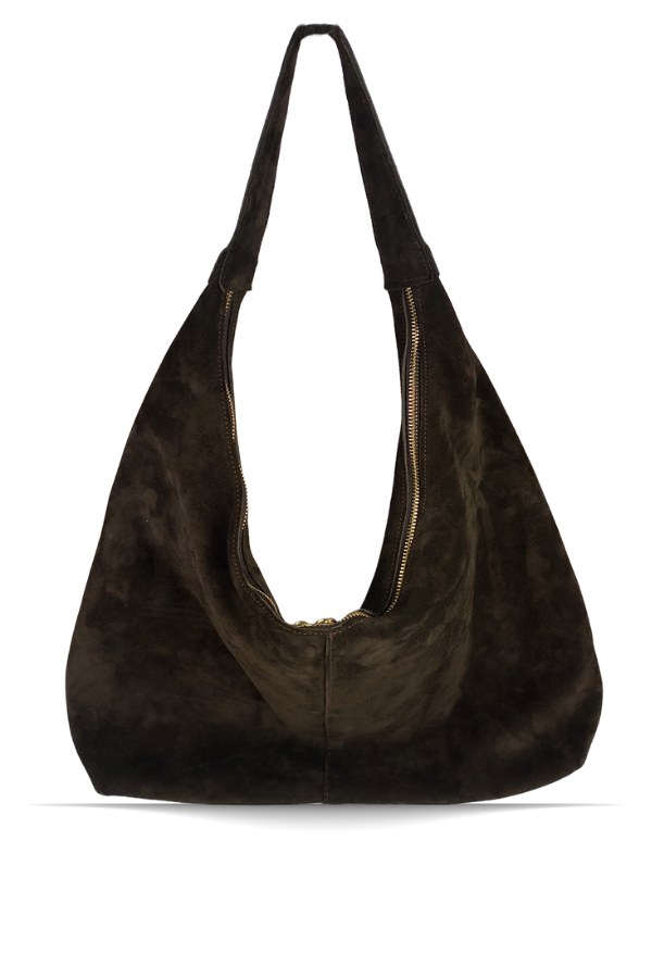 Madlen Kahverengi Süet Çanta