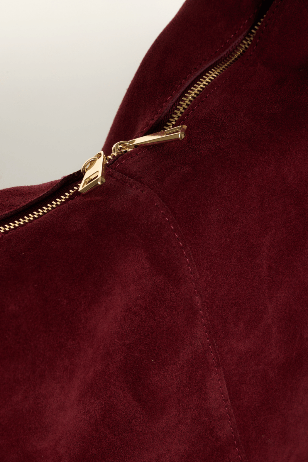 Madlen Bordo Süet Çanta