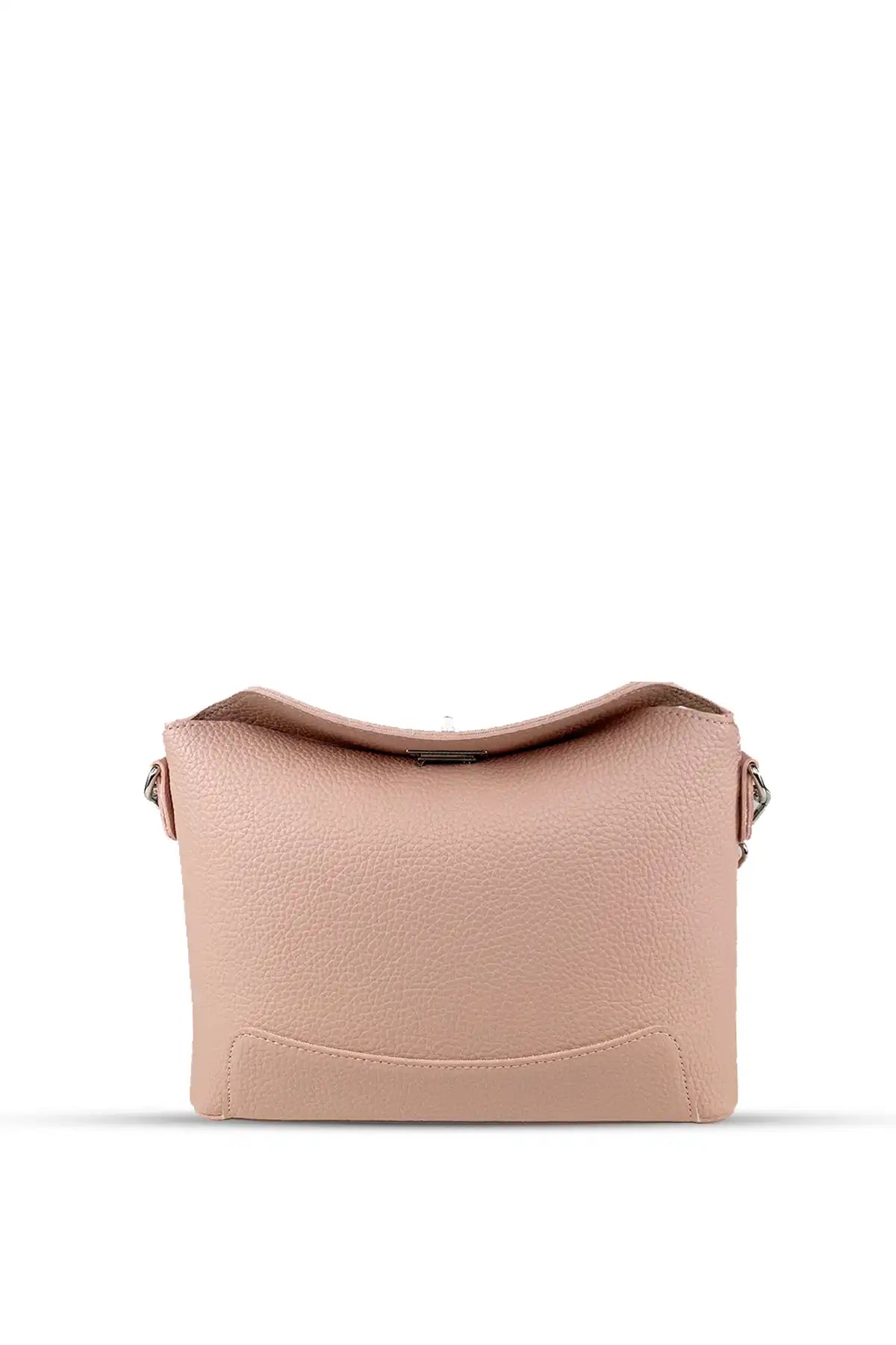 Onda - Kıvrımlı Formda Pudra Omuz Çantası