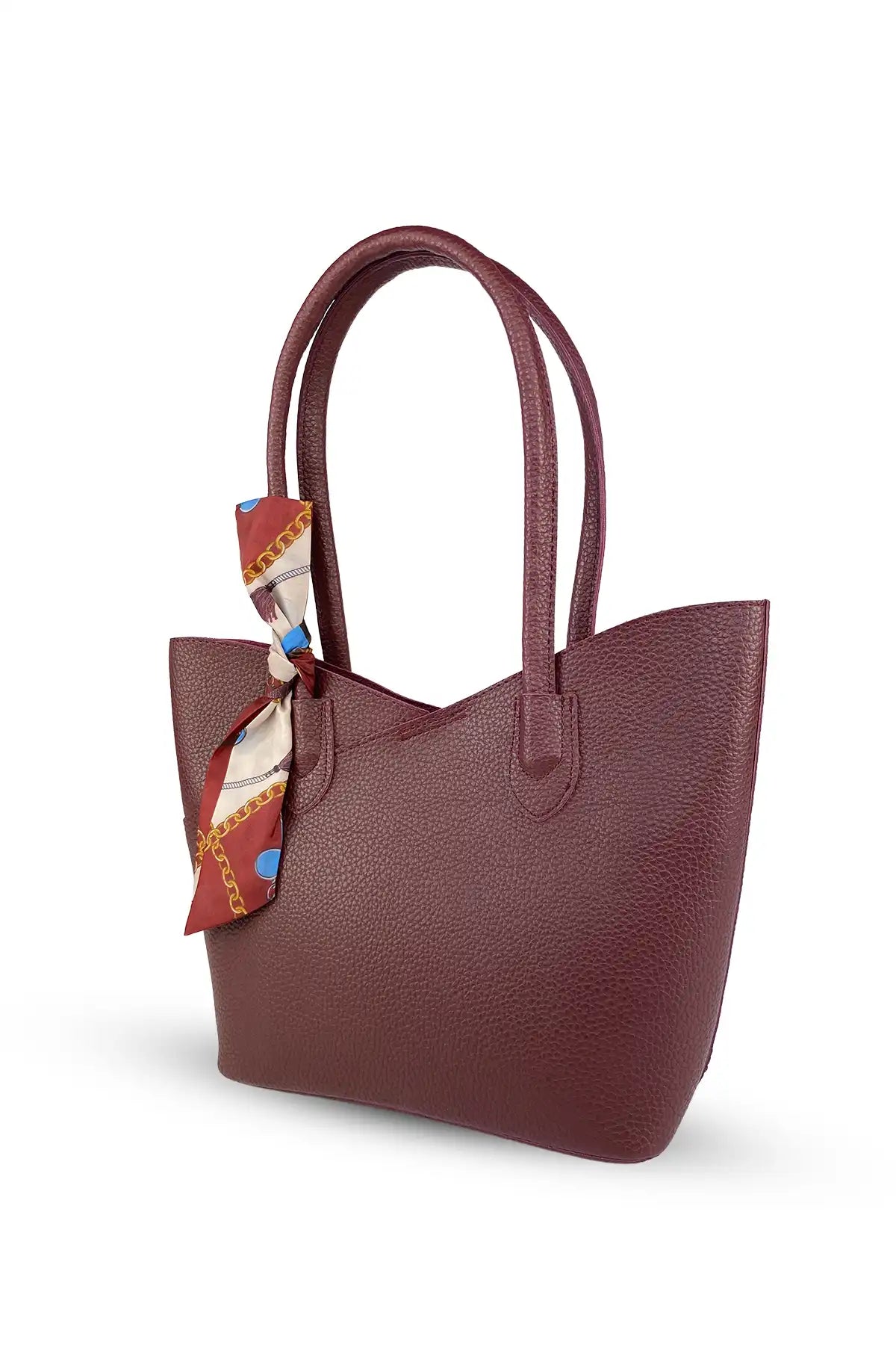 Flora Bordo Omuz Çantası