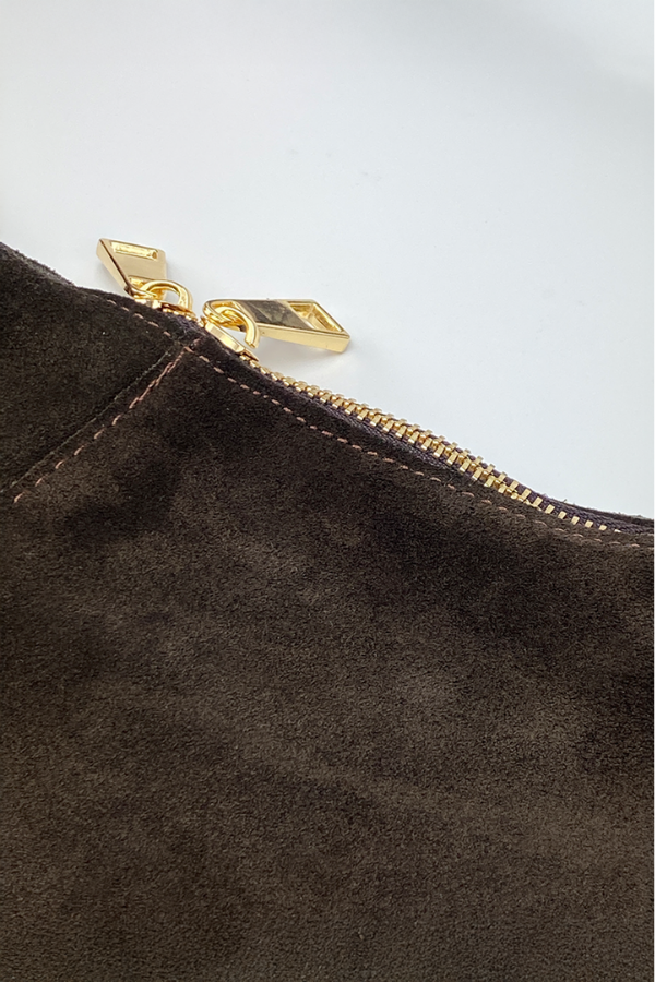 Madlen Kahverengi Süet Çanta