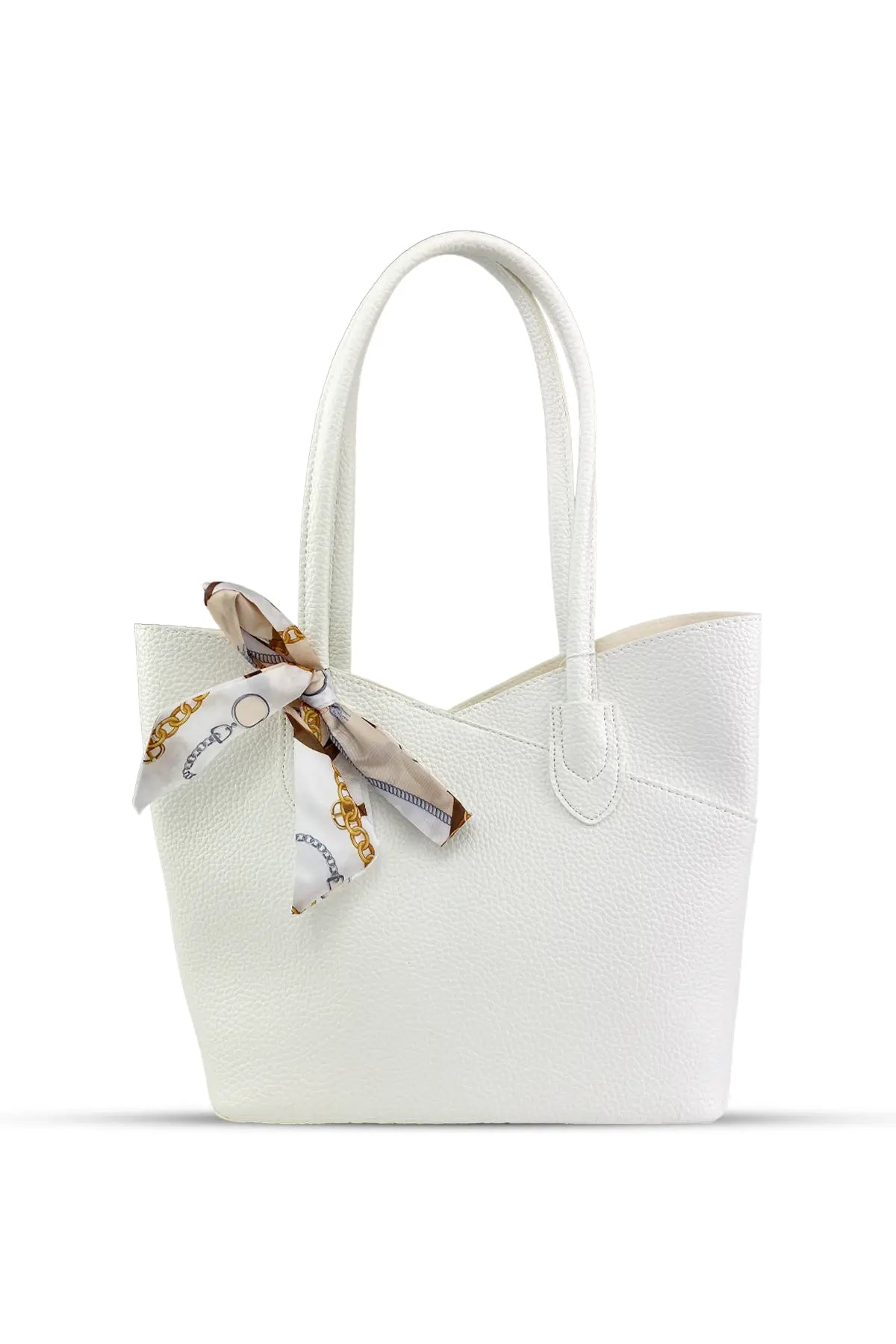 Flora - Beyaz Omuz Çantası