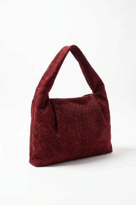 Bogetta | Hakiki Süet Deri | Bordo