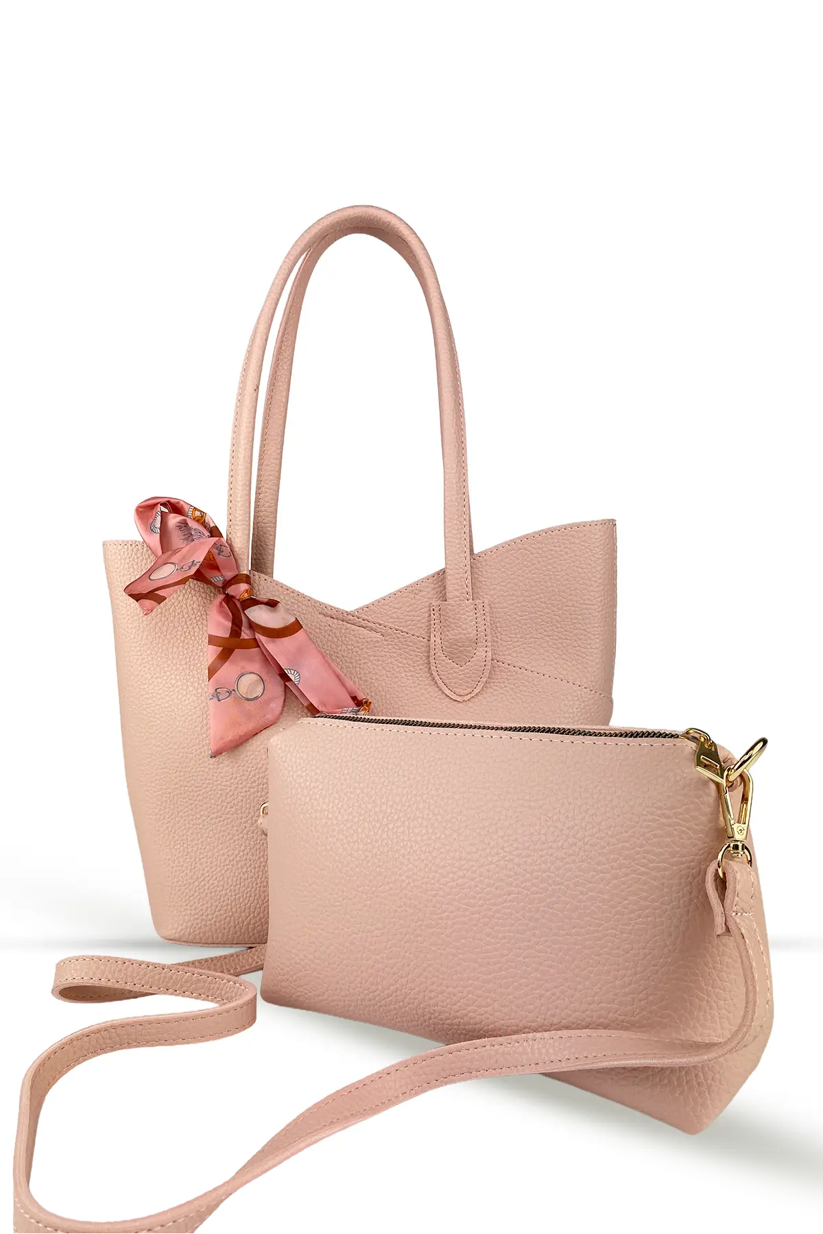 Flora - Pembe Omuz Çantası