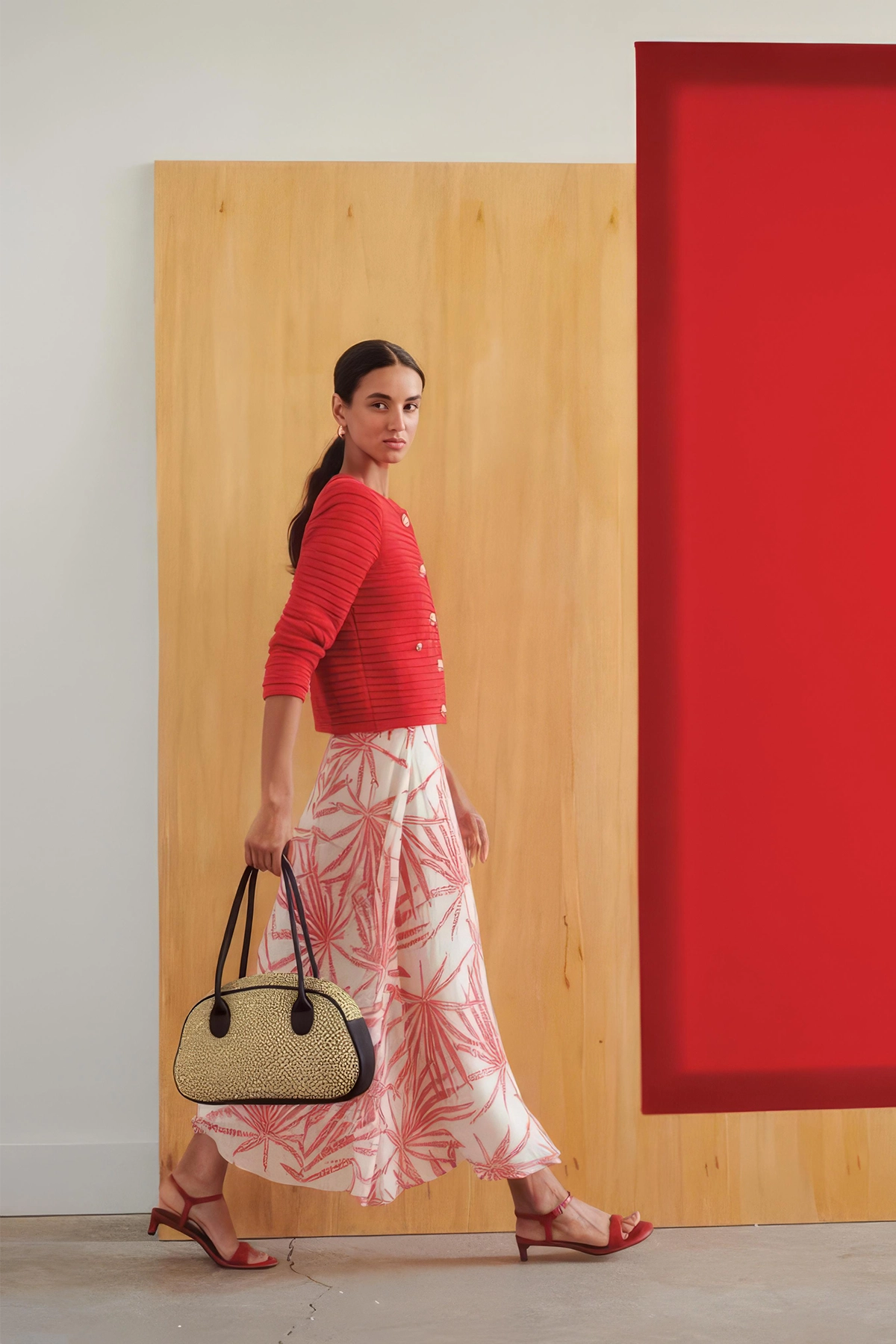 Siena - Hasır Omuz Çantası