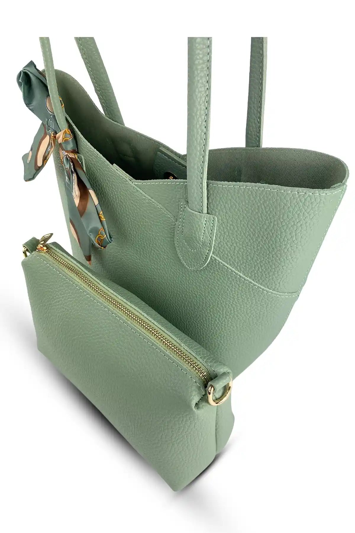 Flora - Yeşil Omuz Çantası