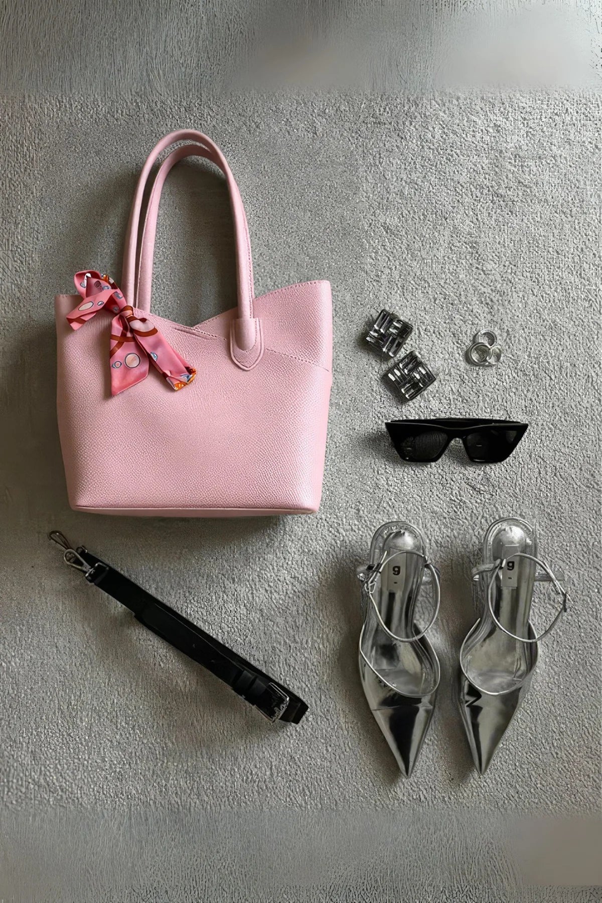 Flora - Pembe Omuz Çantası