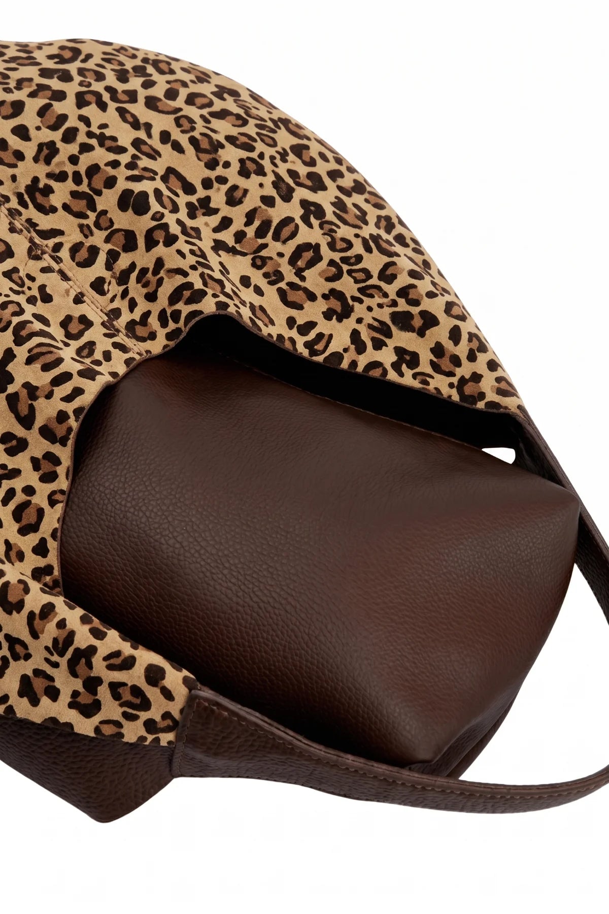 LUNA Yavrulu Alışveriş Çantası - Leopar