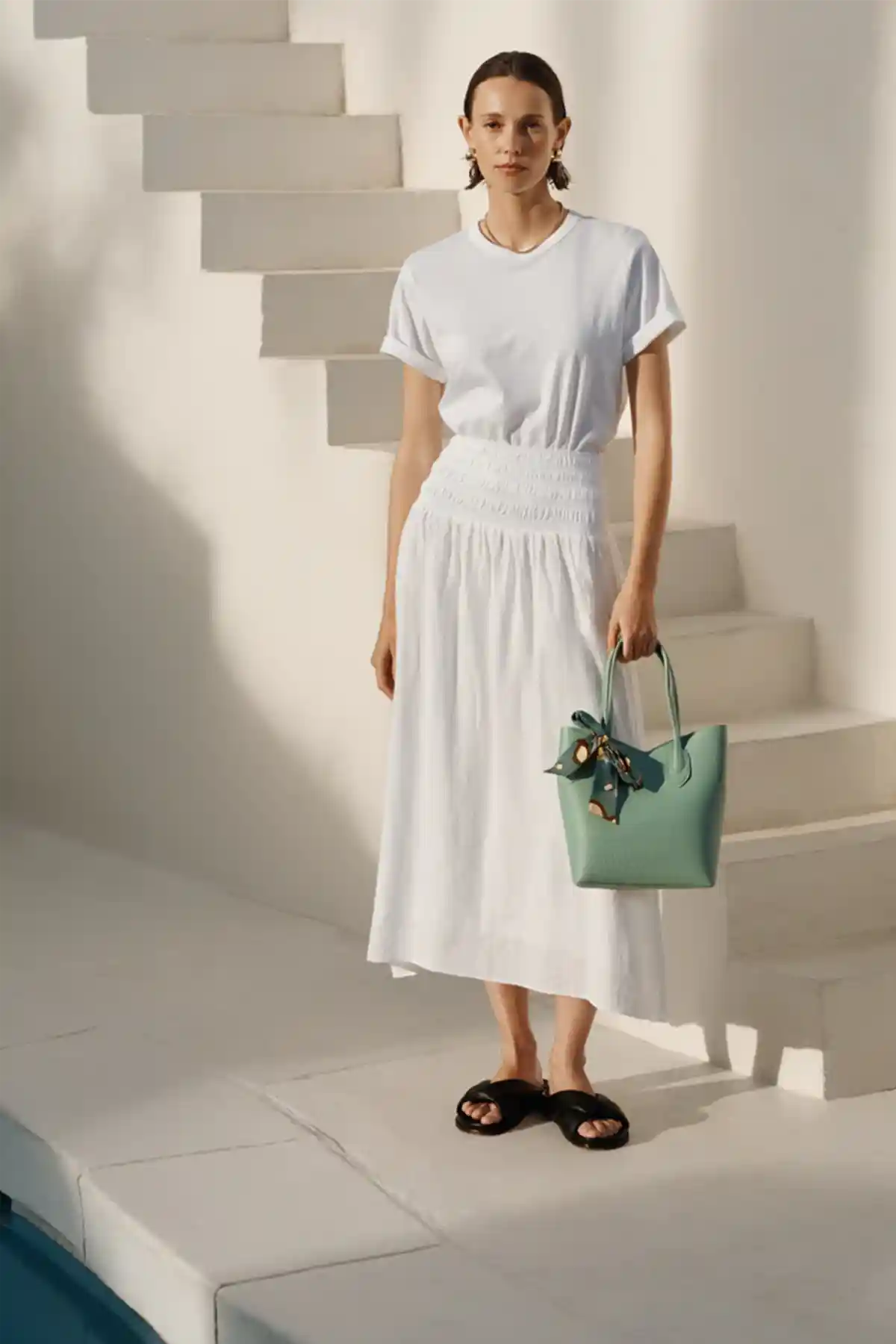 Flora - Yeşil Omuz Çantası