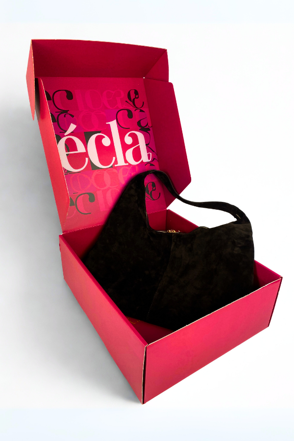 Madlen Kahverengi Süet Çanta